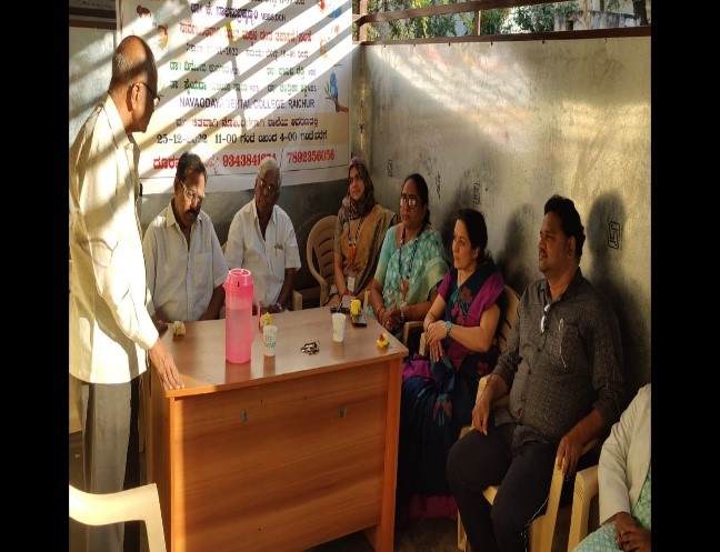 Department Of Pediatric And Preventive Dentistry – Free Oral Health Check-UP Camp at Shri Ramakrishna Gurukul school, Vasavi Nagar, Raichur.