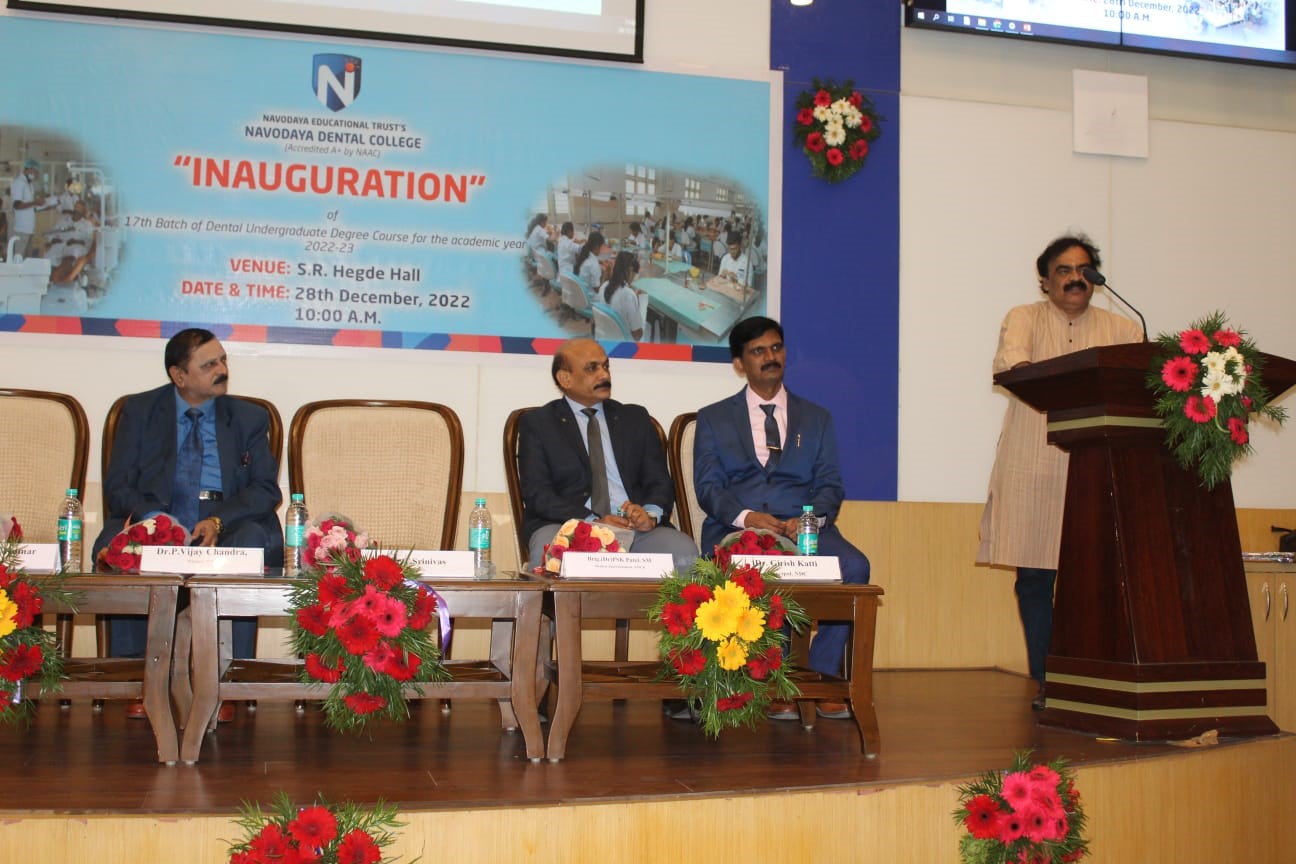 ORIENTATION Of 17th BATCH “INAUGURATION” – Navodaya Dental College