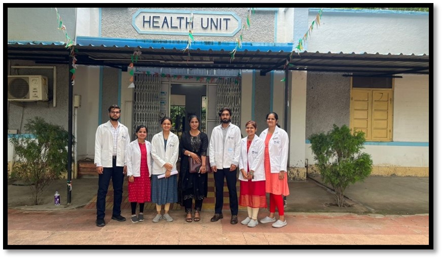 ORAL SCREENING CAMP AT HEALTH UNIT, RAICHUR RAILWAY STATION.