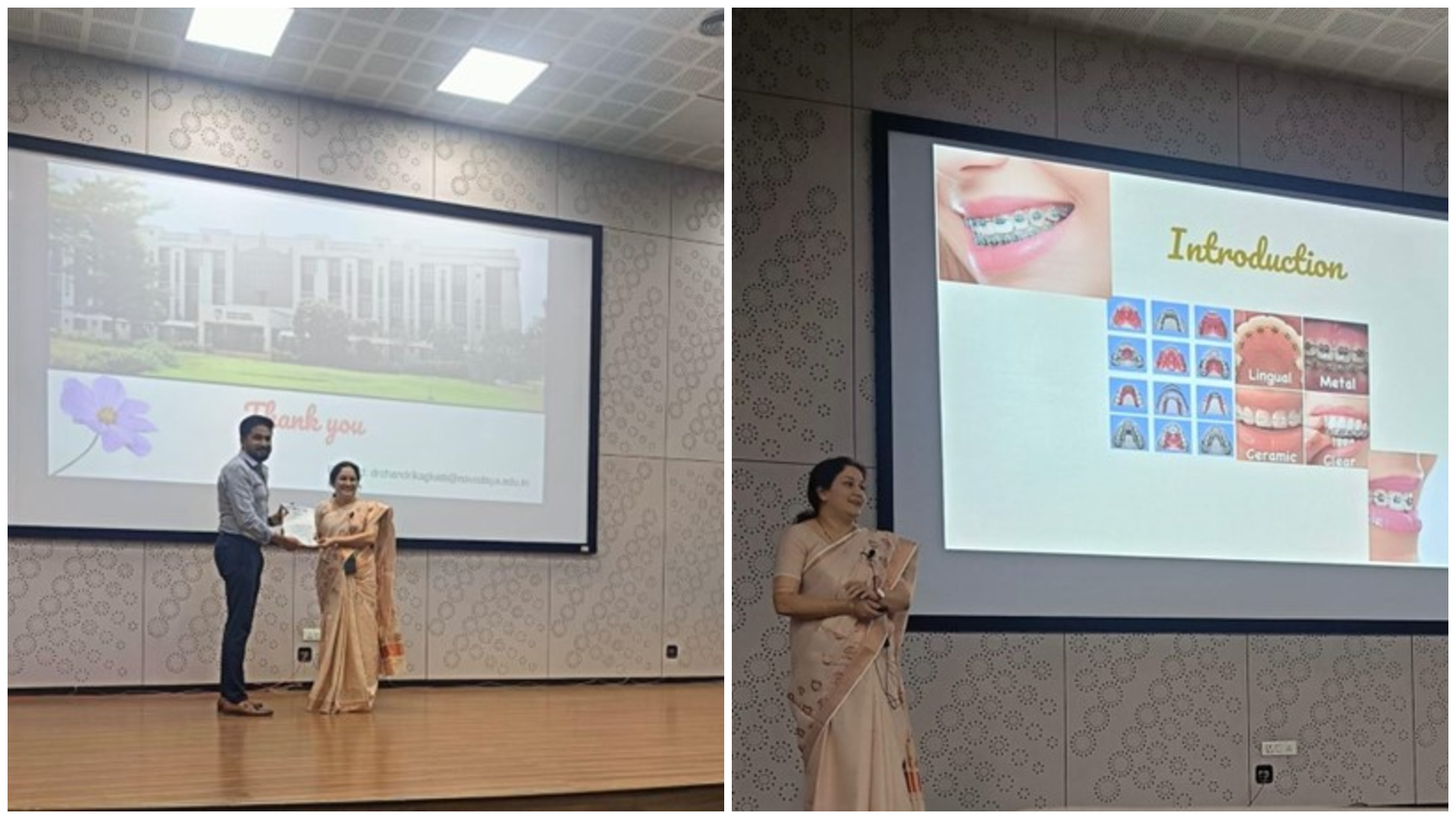 Dr Chandrika G Katti, Professor, Department of Orthodontics and Dentofacial Orthopaedics, was invited as a Guest Speaker