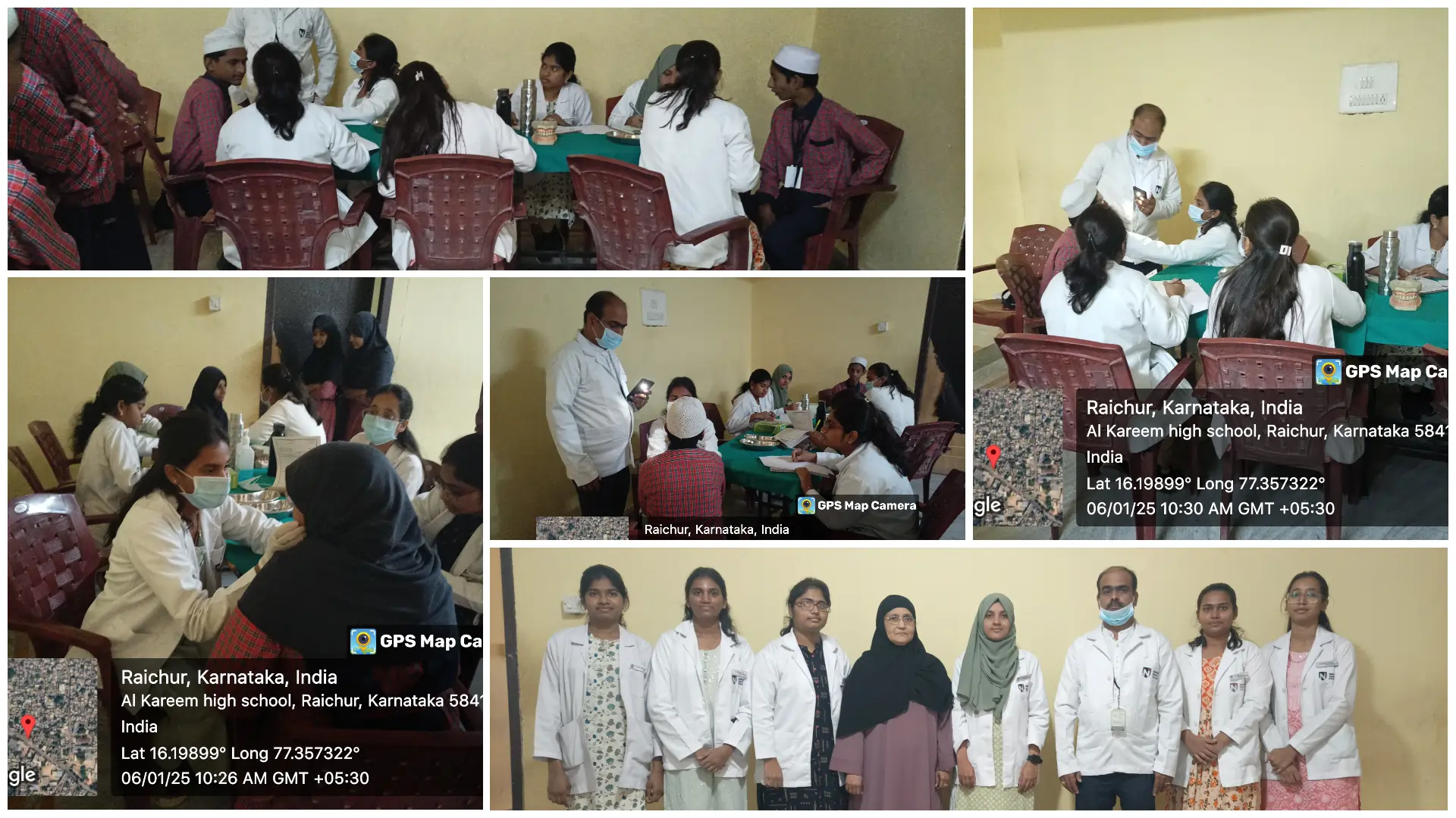 THE CAMP WAS CONDUCTED ON 6 Jan 25 AT AL KAREEM HIGHER PRIMARY AND HIGH SCHOOL, RAICHUR KARNATAKA