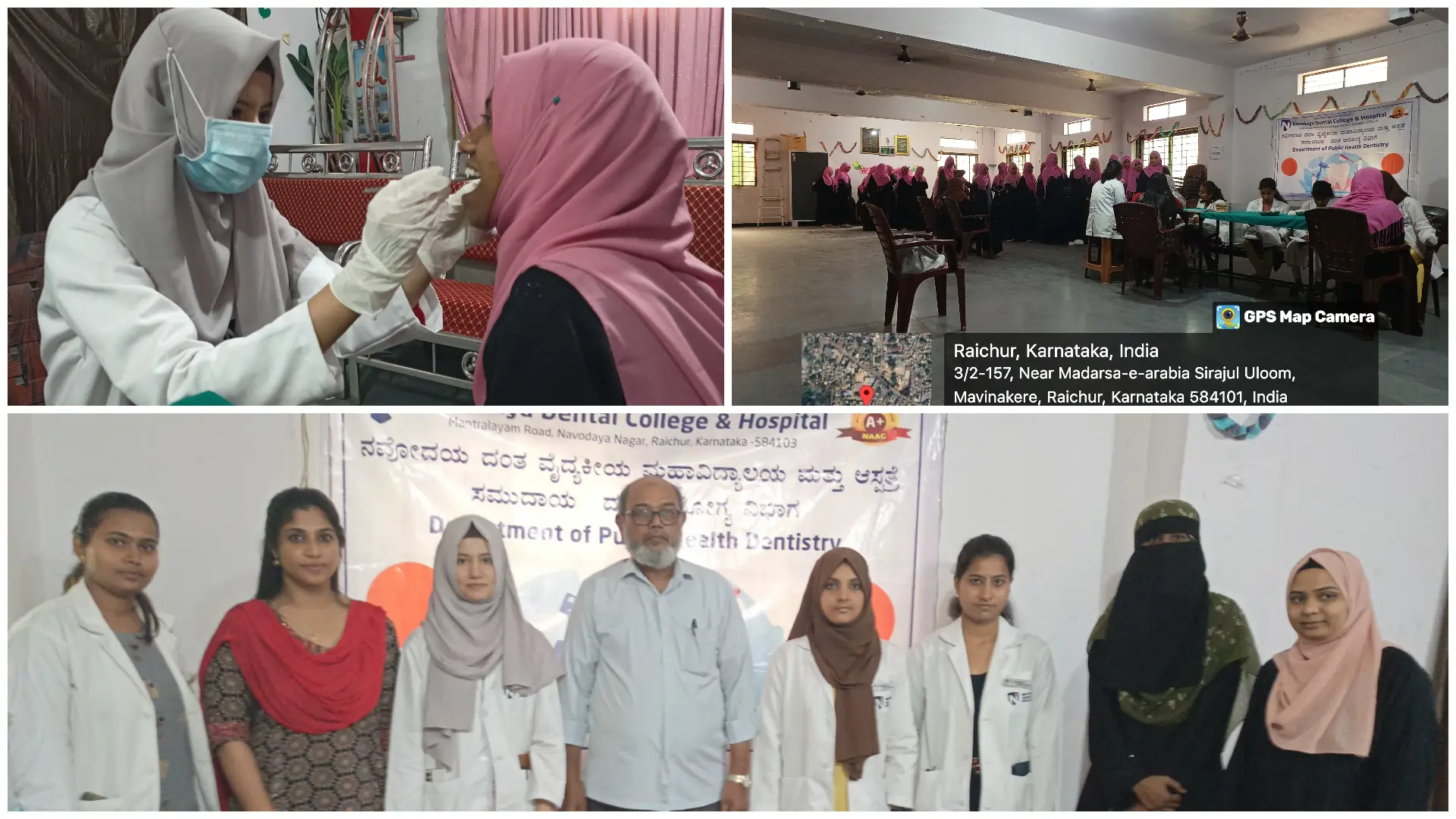 THE CAMP WAS CONDUCTED ON 31 Dec 24 AT AL KAREEM PU COLLEGE,RAICHUR KARNATAKA